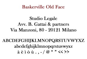 Baskerville Old Face