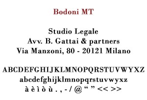 Bodoni MT