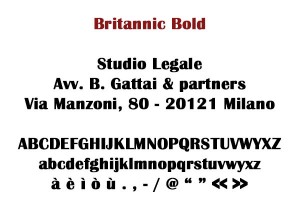 Britannic Bold