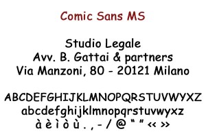 Comic Sans MS