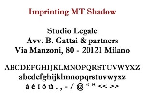 Imprinting MT Shadow