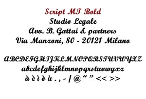 Script MT Bold
