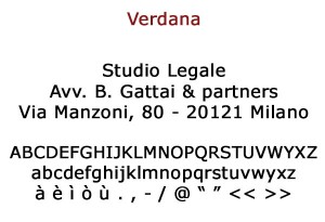 Verdana